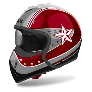 Modulární helma na motorku Airoh J110 Command lesklá rudá