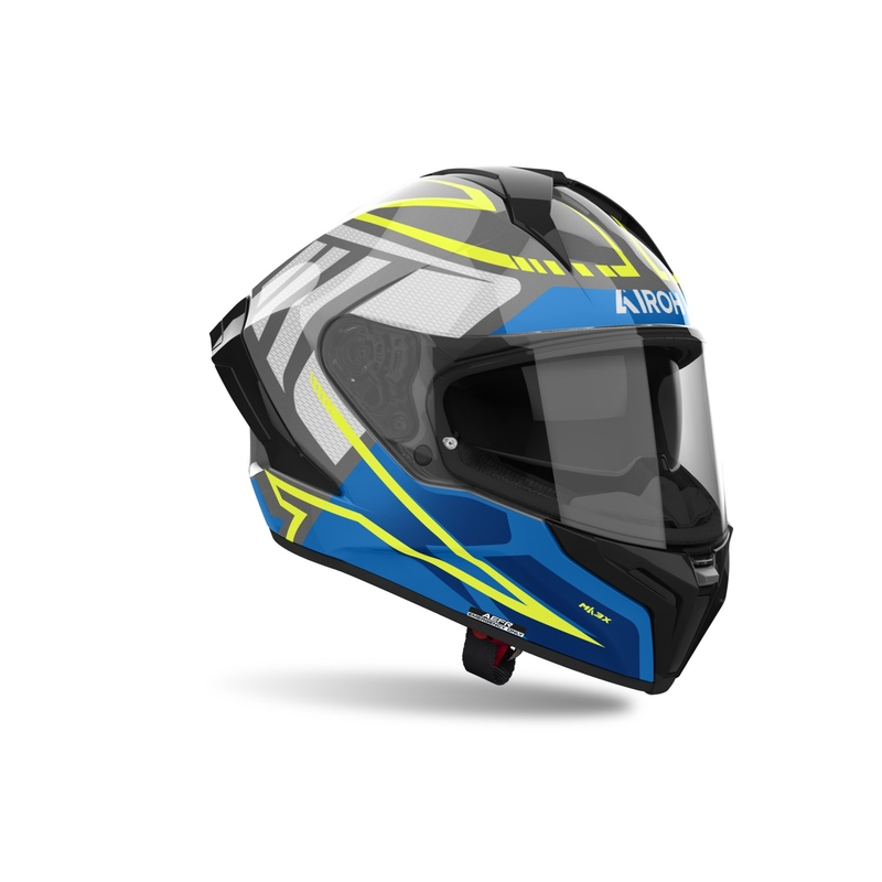 Integrální helma na motorku Airoh MATRYX Rider lesklá modrá