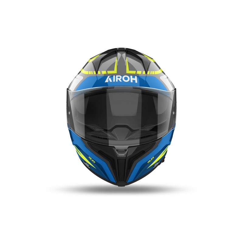 Integrální helma na motorku Airoh MATRYX Rider lesklá modrá