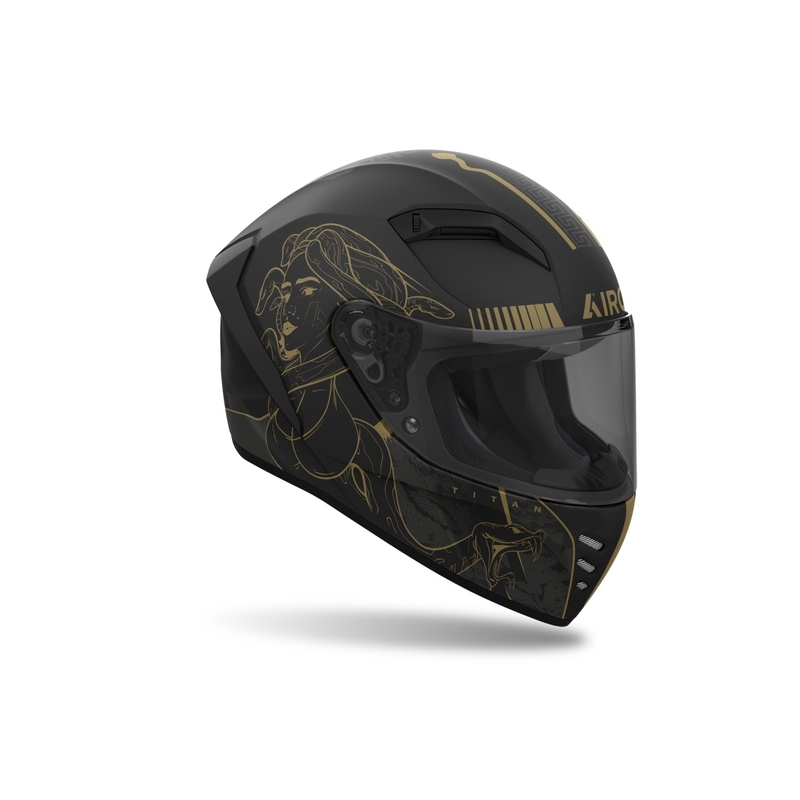 Integrální helma na motorku Airoh CONNOR Titan matná černá