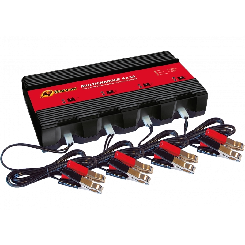 Nabíječka na baterie Banner Multicharger 4x5A pro 12V baterie