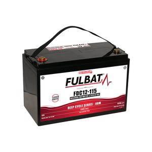 Bezúdržbová motocyklová baterie FULBAT FDC12-115