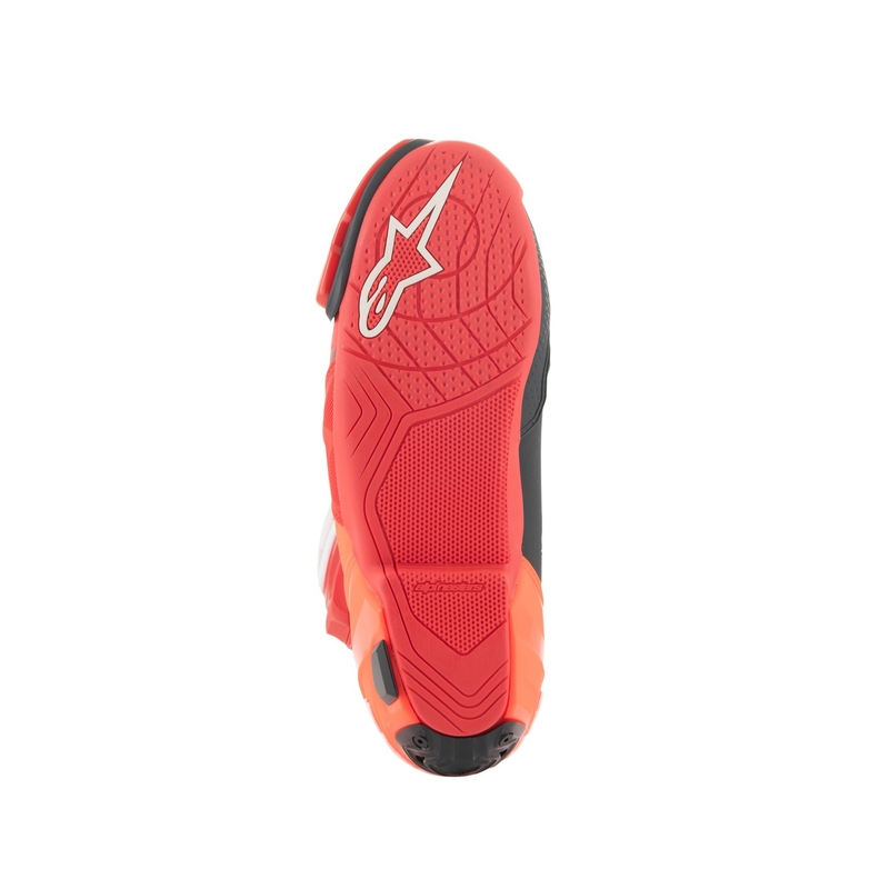 Boty na motorku Alpinestars Supertech R Vented fluo červeno-červené