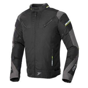 Bunda na motorku SEVENTY DEGREES SD-JR69 černo-fluo žlutá