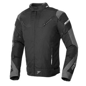 Bunda na motorku SEVENTY DEGREES SD-JR69 černo-šedá