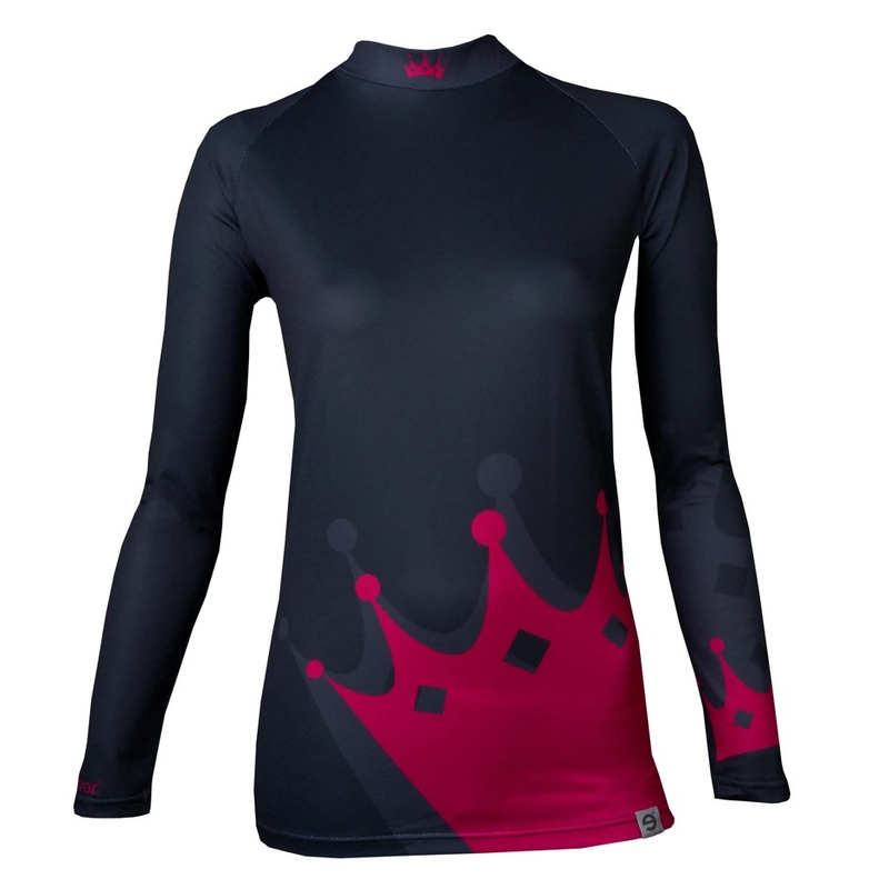 Dámské termo tričko nanosilver® Princess tmavě šedé