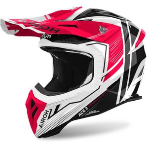 Motokrosová helma Airoh Aviator Ace 2 Engine 2024 lesklá červená