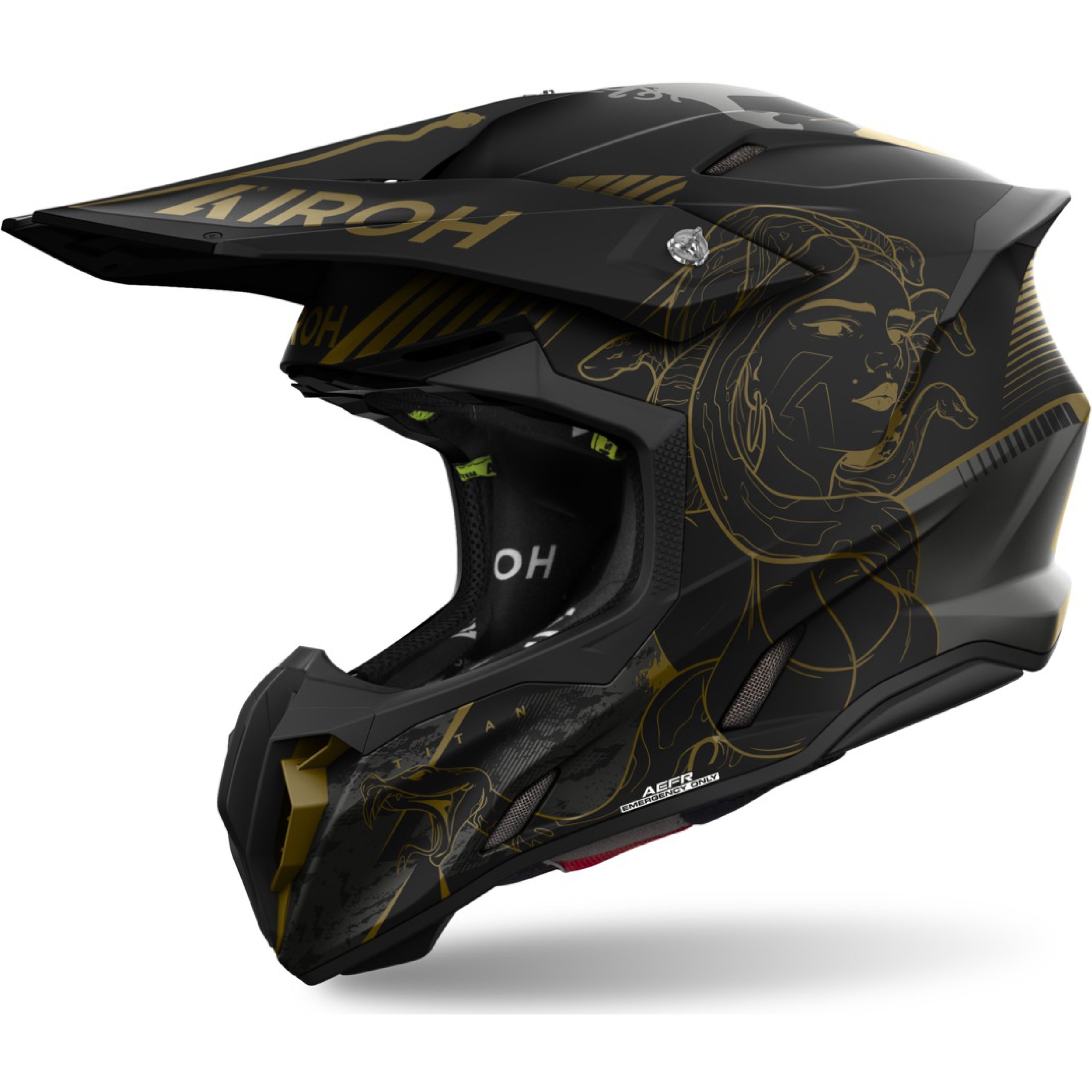 Motokrosová helma Airoh Twist 3 Titan 2024 matná Velikost: XS