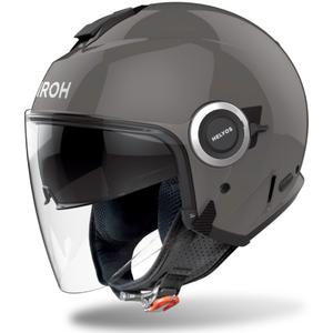 Otevřená helma na motorku Airoh HELYOS Color lesklá tmavě šedá