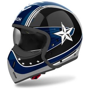 Modulární helma na motorku Airoh J110 Command lesklá modrá