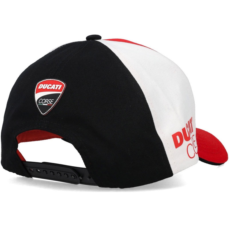 Kšiltovka Ducati Snapback červeno-bílo-černá
