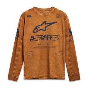 Tričko s dlouhým rukávem Alpinestars Nook Knit zrzavé