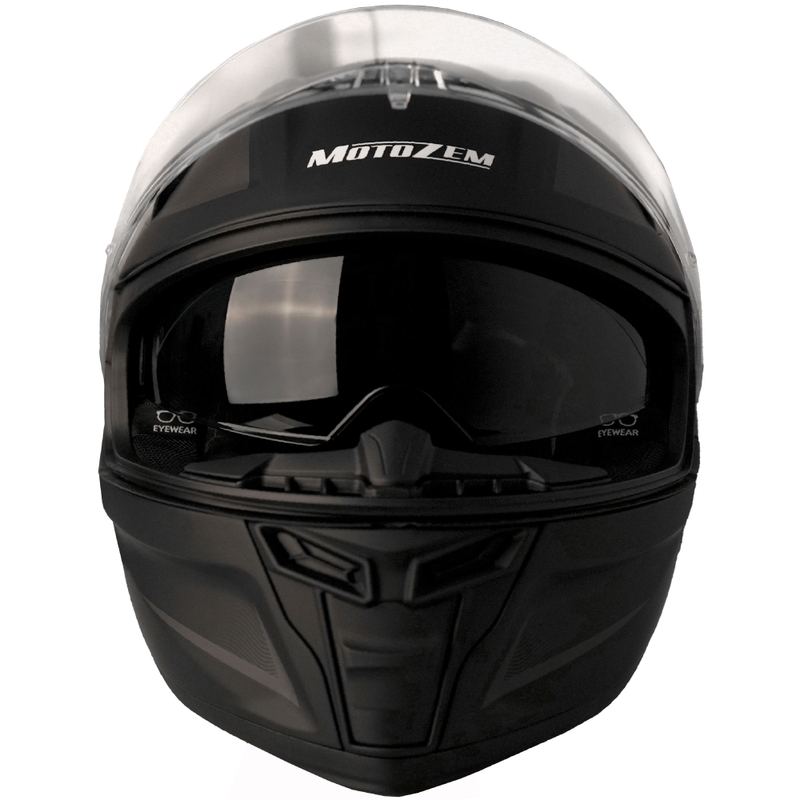 Integrální helma na motorku MotoZem Guardian matná černá