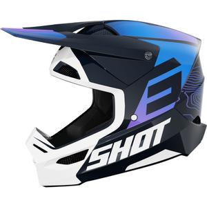 Motokrosová helma Shot Furious Apex modrá