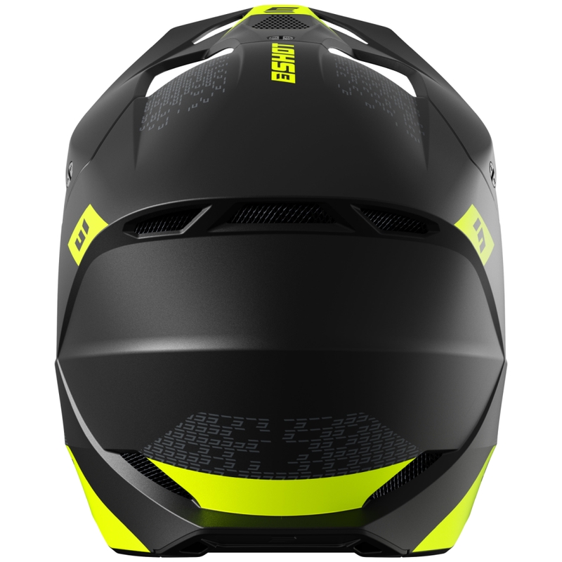 Motokrosová helma Shot Furious Draw fluo žlutá