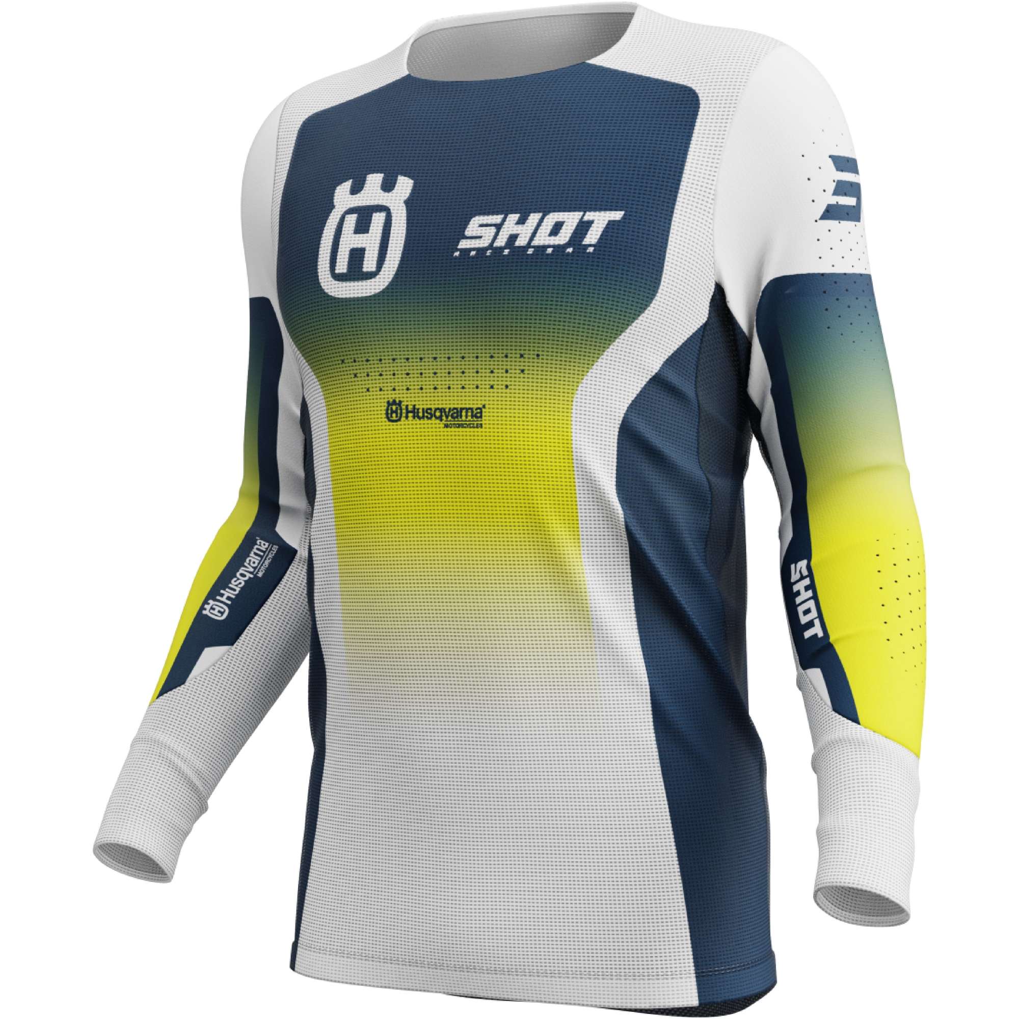 Motokrosový dres Shot Aerolite HVA modrý Velikost: 2XL
