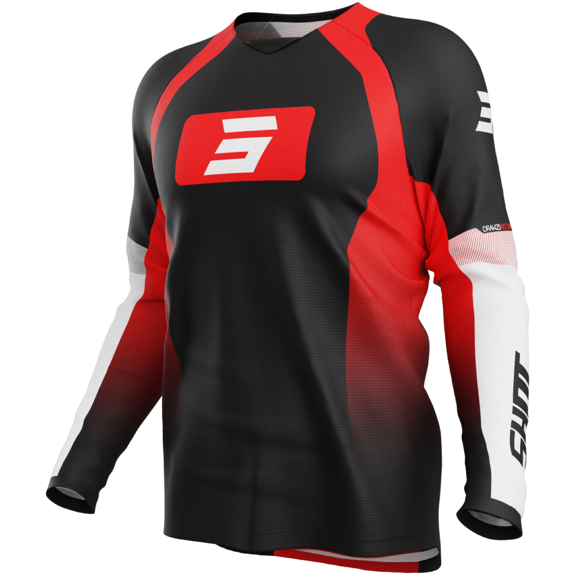 Motokrosový dres Shot Draw Instinct červený Velikost: L