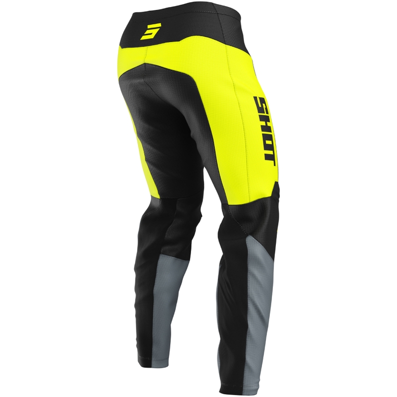 Motokrosové kalhoty Shot Devo League fluo žluté