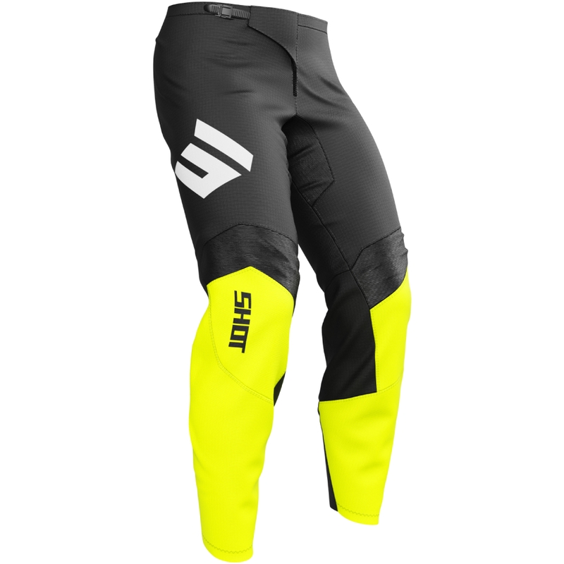 Motokrosové kalhoty Shot Draw Instinct fluo žluté