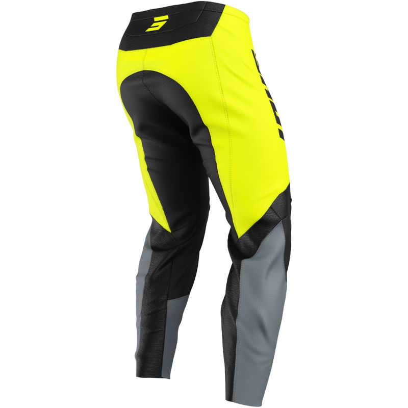 Dětské motokrosové kalhoty Shot Draw League fluo žluté