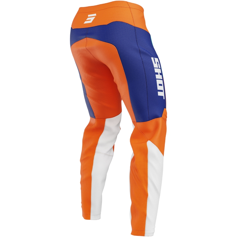 Dětské motokrosové kalhoty Shot Draw League oranžové