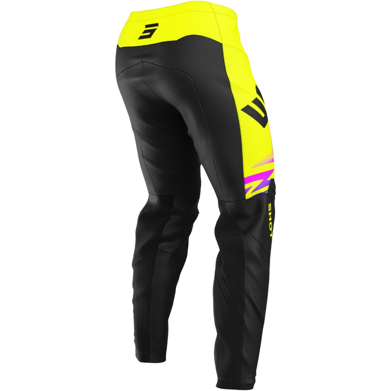Dětské motokrosové kalhoty Shot Draw X-Trem fluo žluté