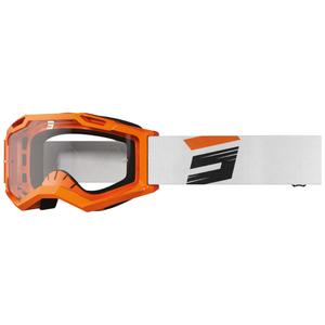 Motokrosové brýle Shot Assault 2.0 Claw fluo oranžové s čirým plexi