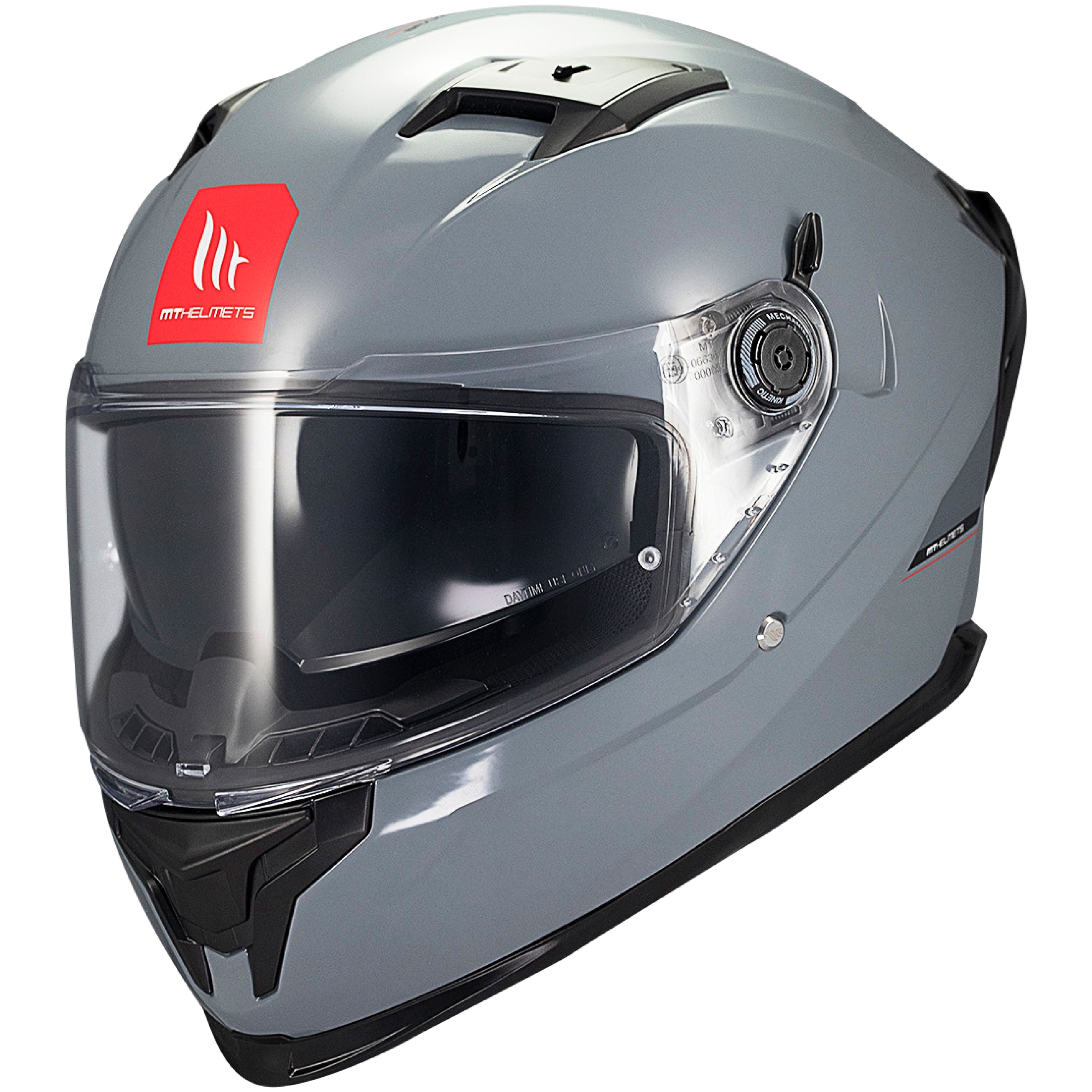 Integrální helma na motorku MT BRAKER SV SOLID A12 šedá Velikost: XS