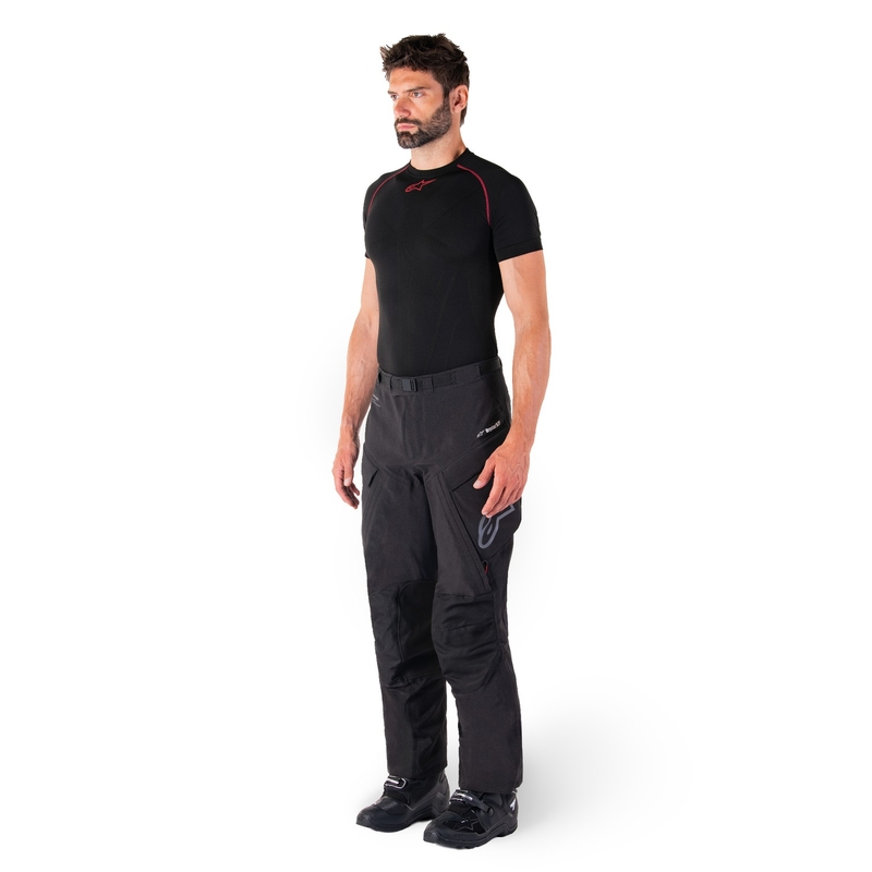 Kalhoty na motorku Alpinestars Hyde XT černo-červené