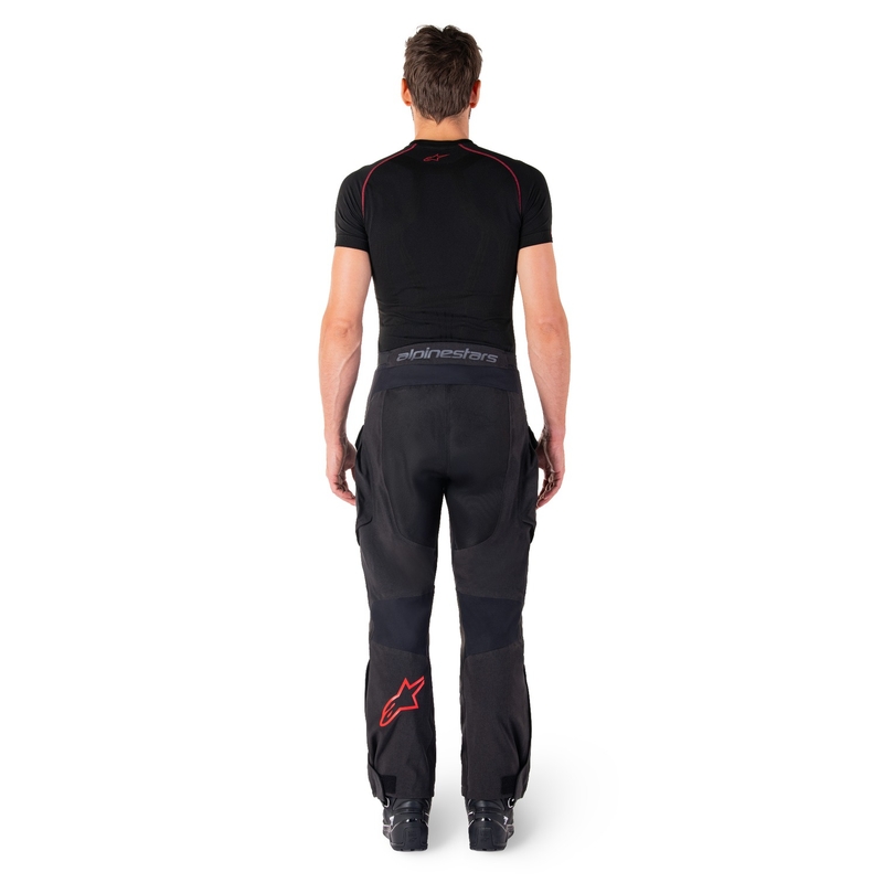 Kalhoty na motorku Alpinestars Hyde XT černo-červené