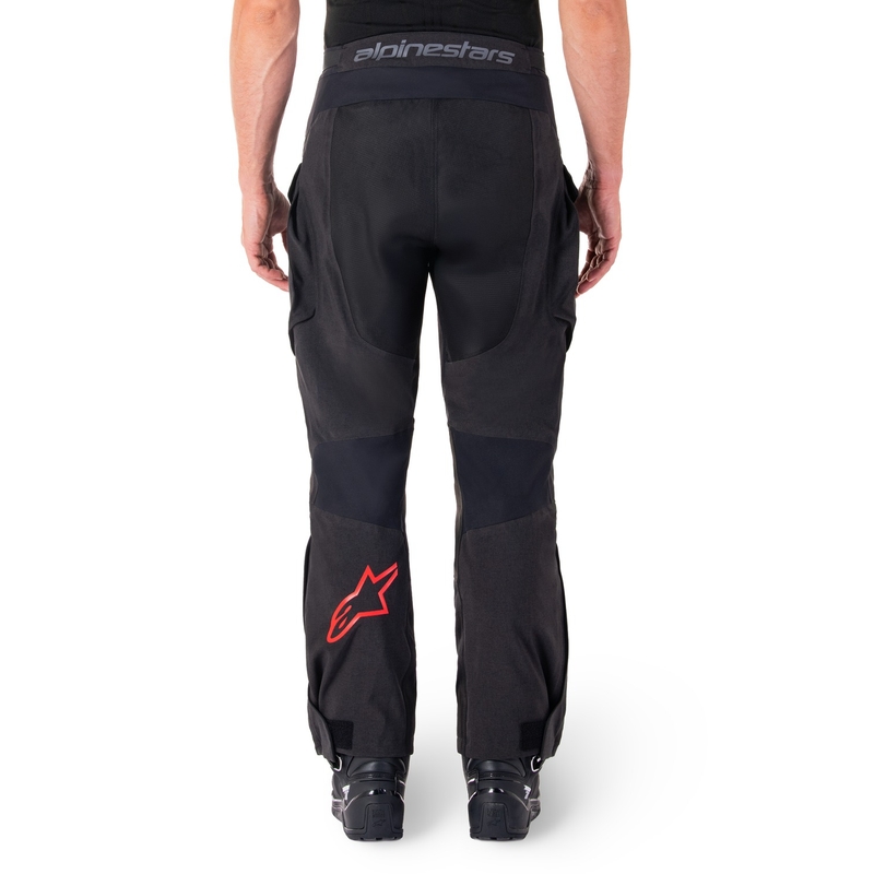 Kalhoty na motorku Alpinestars Hyde XT černo-červené