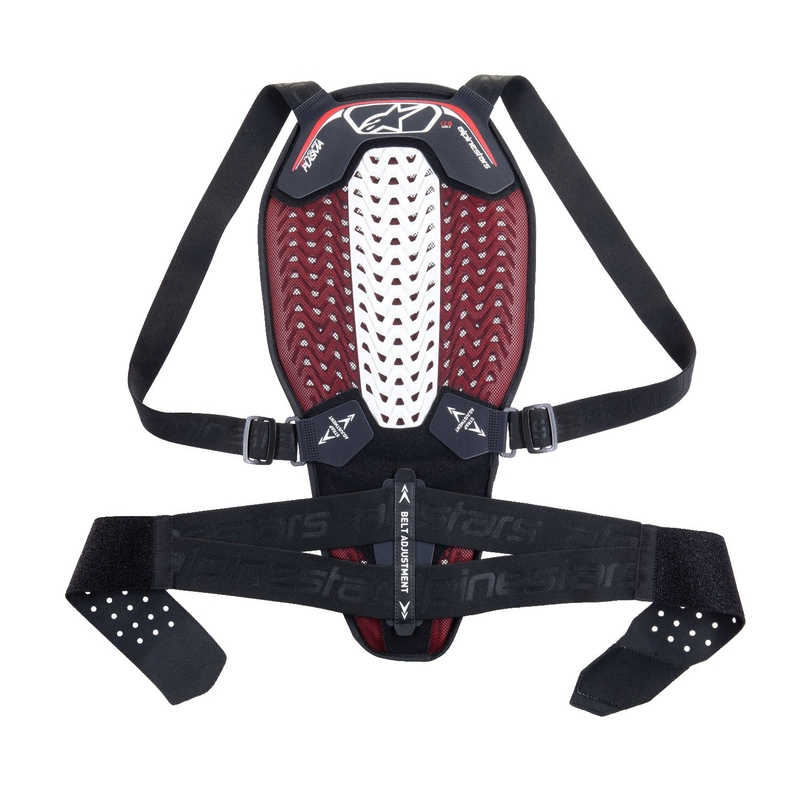 Páteřový chránič Alpinestars Nucleon Plasma černo-bílo-červený