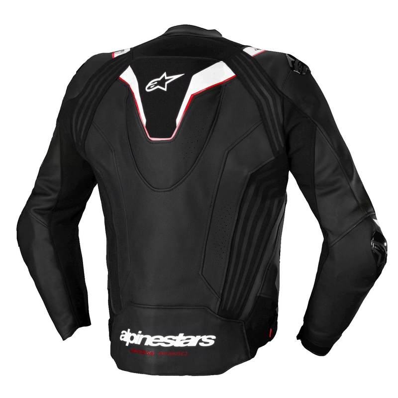 Kožená bunda na motorku Alpinestars Missile 3 Ignition černo-bílá