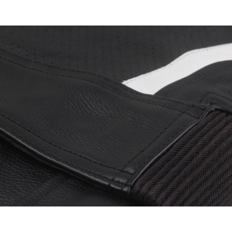 Pánská bunda na motorku RSA Imola černo-bílá výprodej