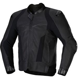 Kožená bunda na motorku Alpinestars Missile 3 černo-černá