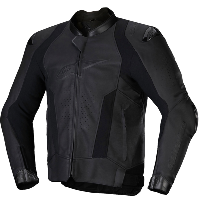 Kožená bunda na motorku Alpinestars Missile 3 černo-černá