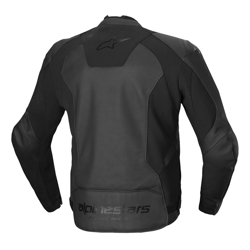Kožená bunda na motorku Alpinestars Faster 3 černo-černá