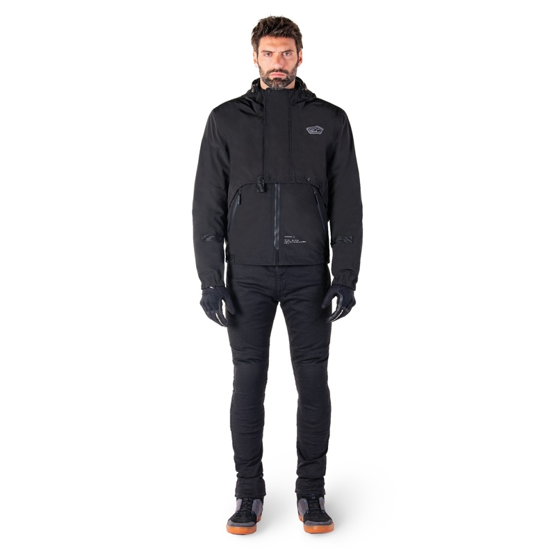 Bunda na motorku Alpinestars Mootant Waterproof Parka černá