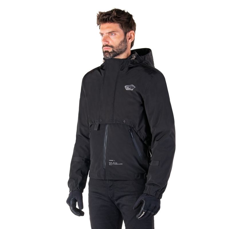 Bunda na motorku Alpinestars Mootant Waterproof Parka černá