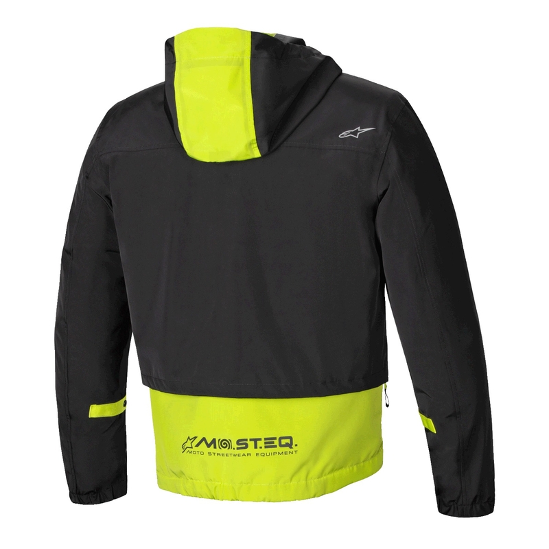 Bunda na motorku Alpinestars Mootant Waterproof Parka černo-fluo žlutá
