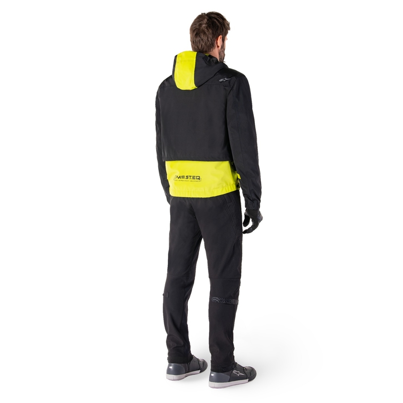 Bunda na motorku Alpinestars Mootant Waterproof Parka černo-fluo žlutá