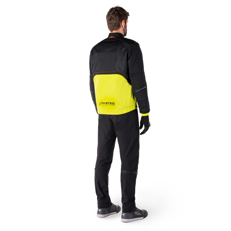 Bunda na motorku Alpinestars Mootant Waterproof Parka černo-fluo žlutá