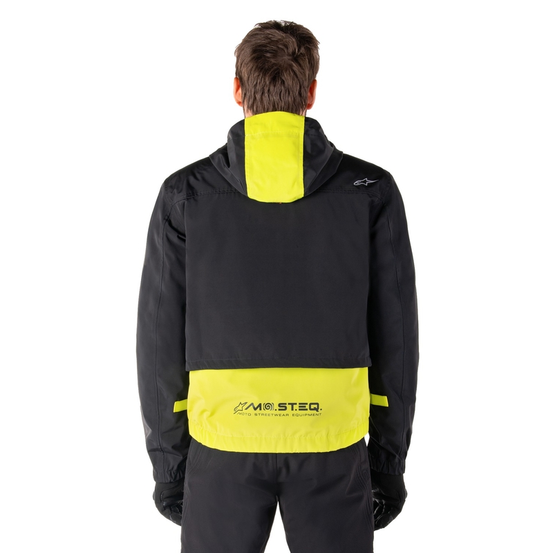 Bunda na motorku Alpinestars Mootant Waterproof Parka černo-fluo žlutá