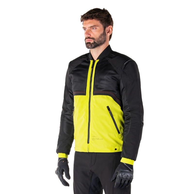 Bunda na motorku Alpinestars Mootant Waterproof Parka černo-fluo žlutá
