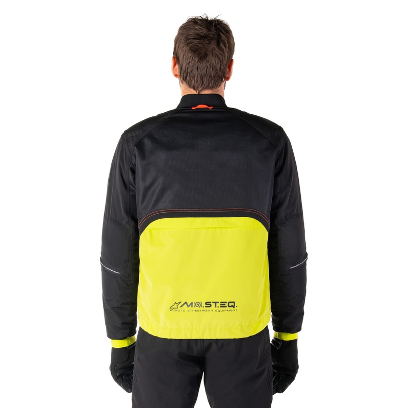 Bunda na motorku Alpinestars Mootant Waterproof Parka černo-fluo žlutá
