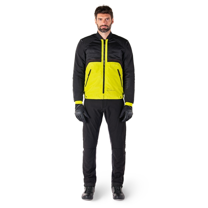 Bunda na motorku Alpinestars Mootant Waterproof Parka černo-fluo žlutá