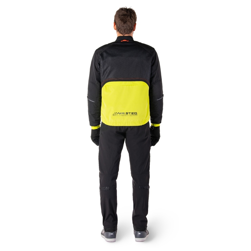 Bunda na motorku Alpinestars Mootant Waterproof Parka černo-fluo žlutá