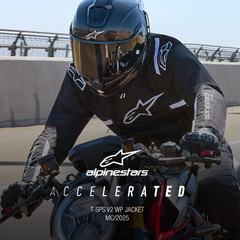 Bunda na motorku Alpinestars T-SPS 2 Waterproof černo-bílá