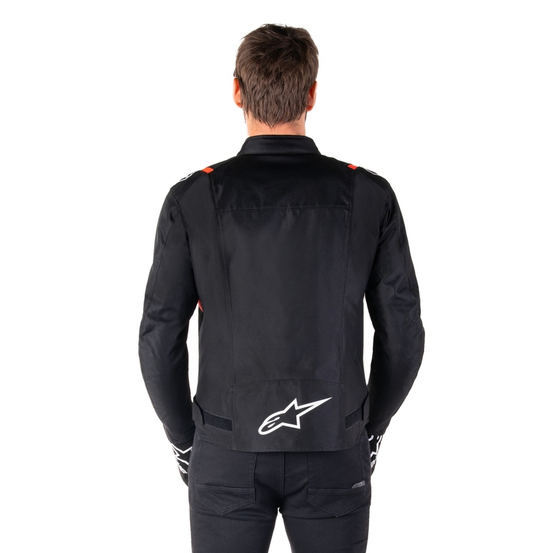 Bunda na motorku Alpinestars T-SPS 2 Waterproof černo-bílo-fluo červená