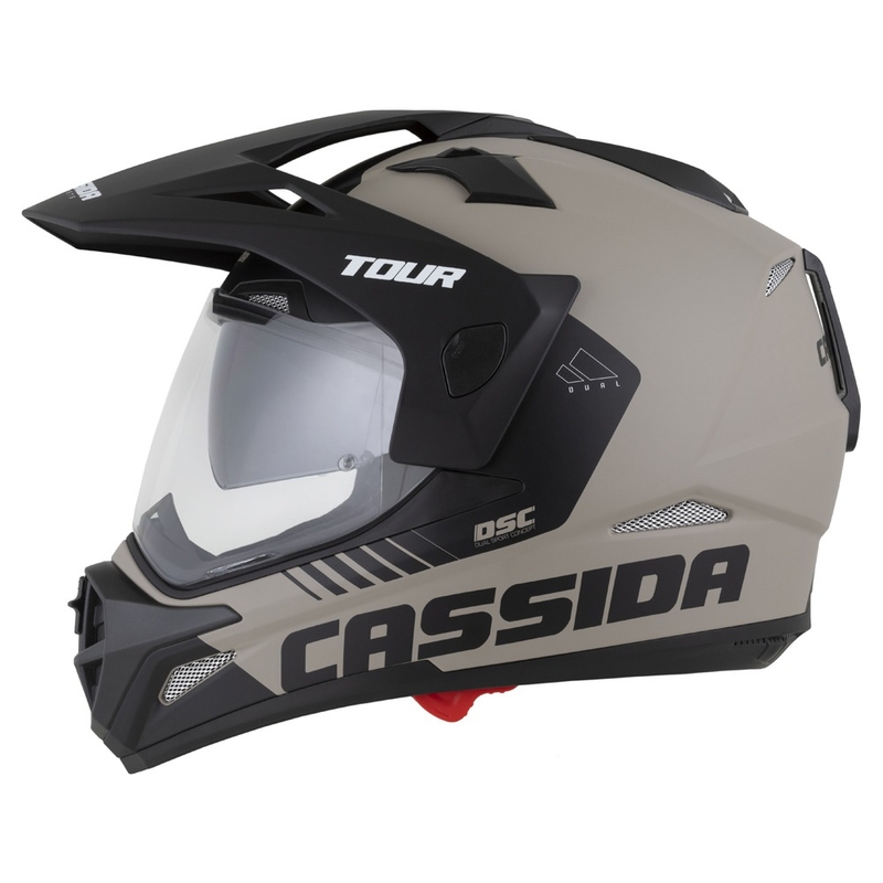 Enduro přilba Cassida Tour 2.0 Dual matná pískovo-černá